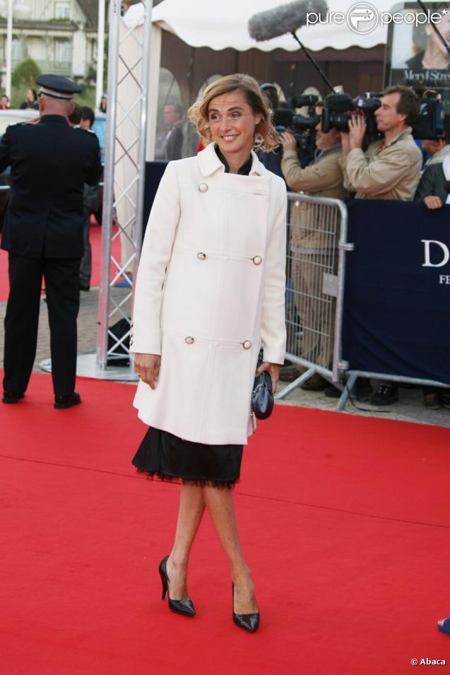 Anne Consigny lors de la cérémonie d'ouverture du Festival de Deauville le 4 septembre 2009