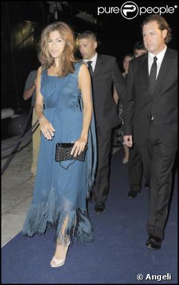 Eva Mendes version poubelle à la soirée Alberta Ferretti à Venise le 6 septembre 2009 