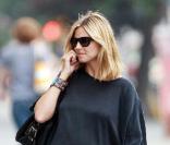 Heidi Klum enceinte dans le quartier de Soho à New York en juillet 2009