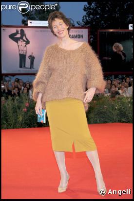 Jane Birkin lors de la présentation officielle de  36 vues du Pic Saint-Loup , à l'occasion de la 66e Mostra de Venise, le 7 septembre 2009 !