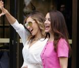  Sarah Jessica Parker et Kristin Davis sur le tournage de Sex and The City 2 à New York 