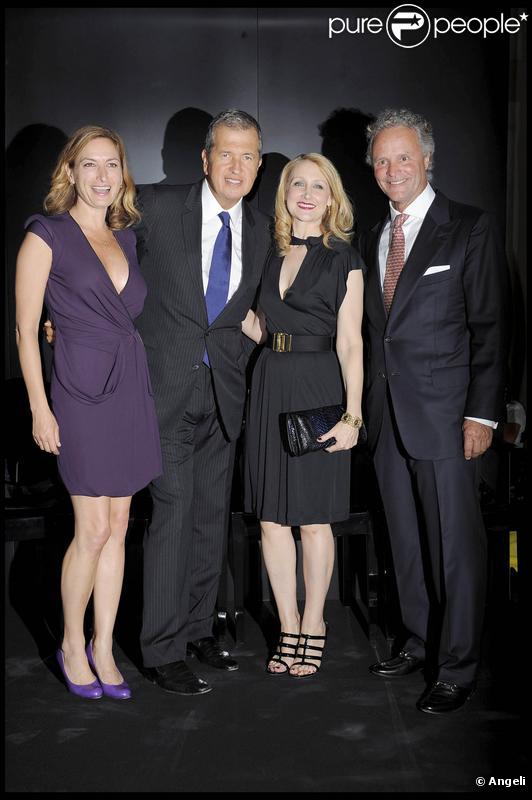 Zoe Cassavetes, Mario Testino, Patricia Clarkson et Robert Polert à la soirée Gucci Group Awards 66e Mostra de Venise le 7 septembre 2009