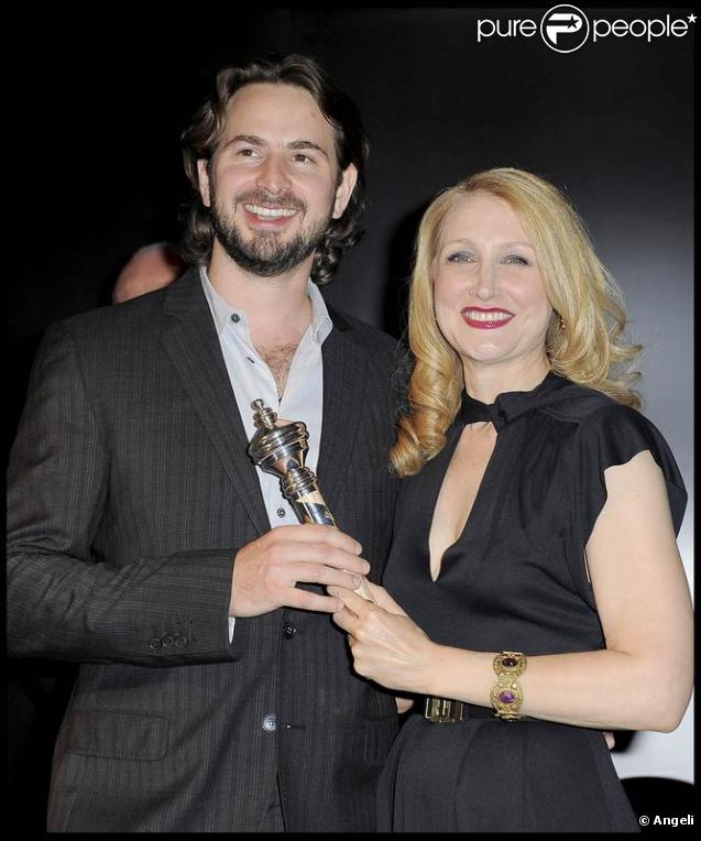 Mark Boal et Patricia Clarkson à la soirée Gucci Group Awards 66e Mostra de Venise le 7 septembre 2009