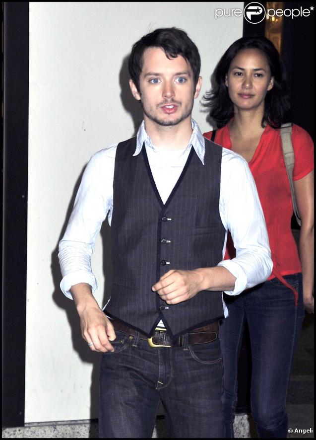 Elijah Wood, à l'occasion de l'enregistrement de l'émission  It's on with Alexa Chung , à New York, le 8 septembre 2009 !