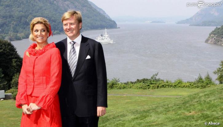 Maxima des Pays-Bas et Willem-Alexander des Pays-Bas visitent l'académie militaire de West Point, au nord de New York. 08/09/09 