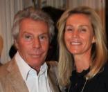 Jean-Daniel Lorieux et une amie à la soirée Jean-Claude Jitrois