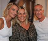 Sarah Marshall, Sophie Favier et Jean-Claude Jitrois à la soirée Jean-Claude Jitrois