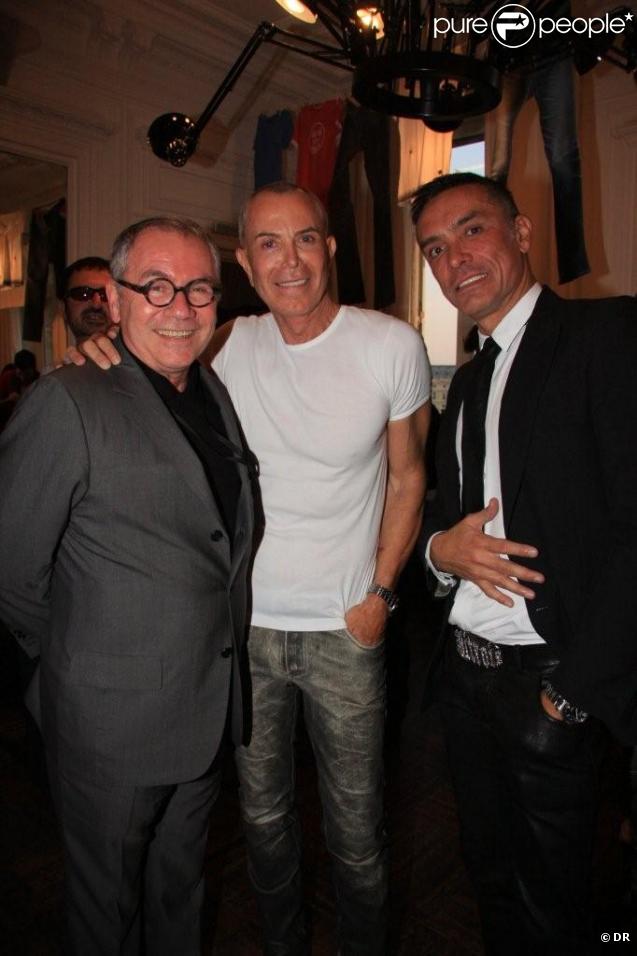 Gilbert Marla et Jean-Jacques Picart à la soirée Jean-Claude Jitrois