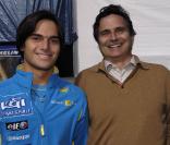 Nelson Piquet Jr. avec son père, Nelson Piquet 
