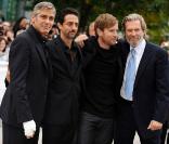 George Clooney, avec Jeff Bridges et Ewan McGregor, a tenu une conférence de presse pour présenter  The Men Who Stare At Goats  au festival de Toronto, le 11 septembre 2009