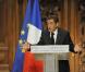Nicolas Sarkozy lors de la remise du rapport Stiglitz, le 14/09/09, à la Sorbonne.