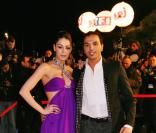 Sofia Essaïdi et Kamel Ouali lors des NRJ Music Awards