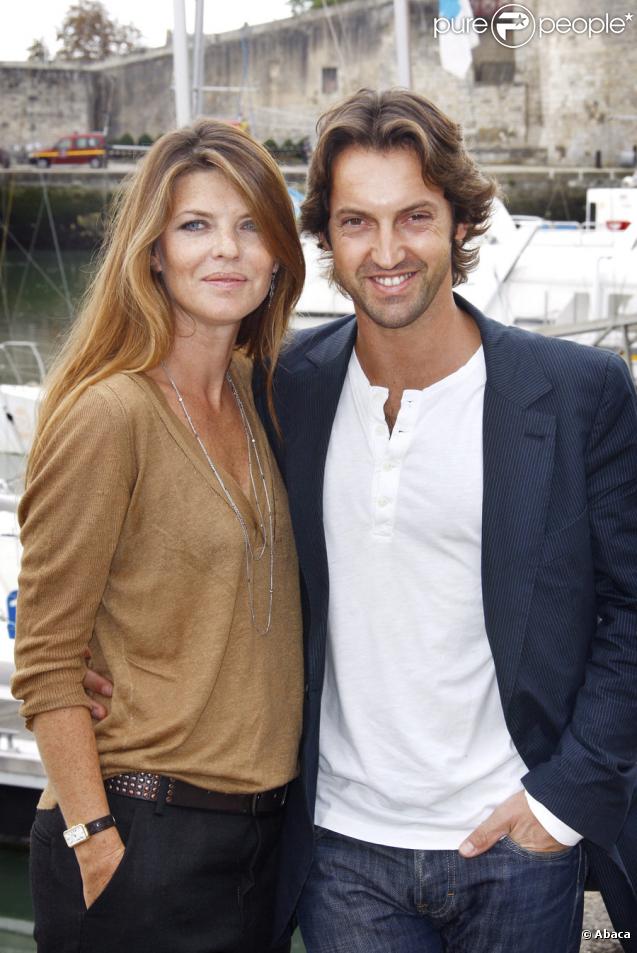 Gwendoline Hamon et Frédéric Diefenthal lors du festival de la fiction télévisée de La Rochelle le 20 septembre 2009