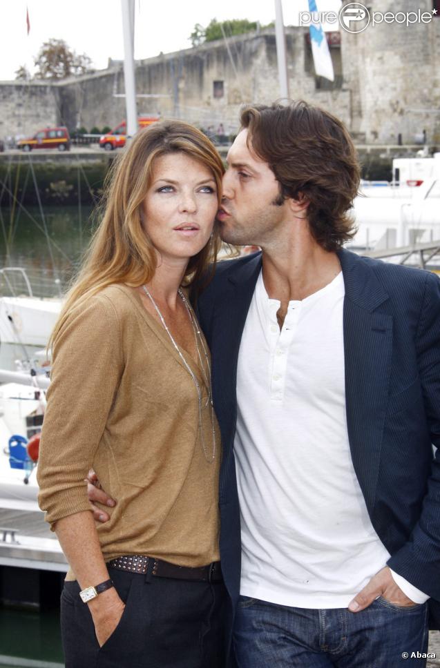 Gwendoline Hamon et Frédéric Diefenthal lors du festival de la fiction télévisée de La Rochelle le 20 septembre 2009