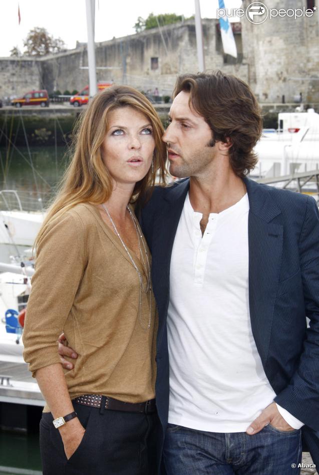 Gwendoline Hamon et Frédéric Diefenthal lors du festival de la fiction télévisée de La Rochelle le 20 septembre 2009
