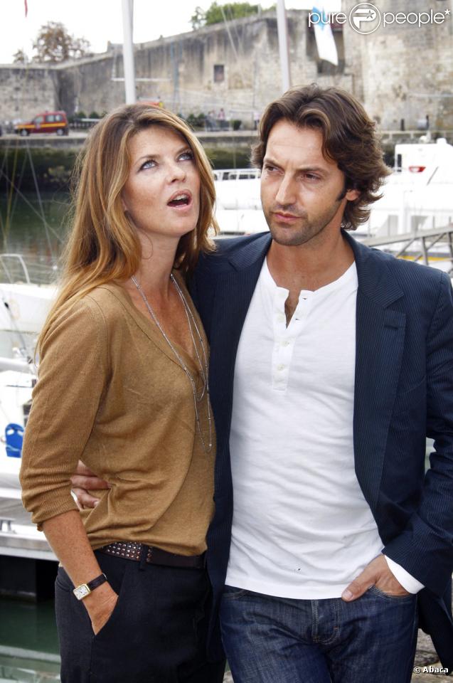 Gwendoline Hamon et Frédéric Diefenthal lors du festival de la fiction télévisée de La Rochelle le 20 septembre 2009
