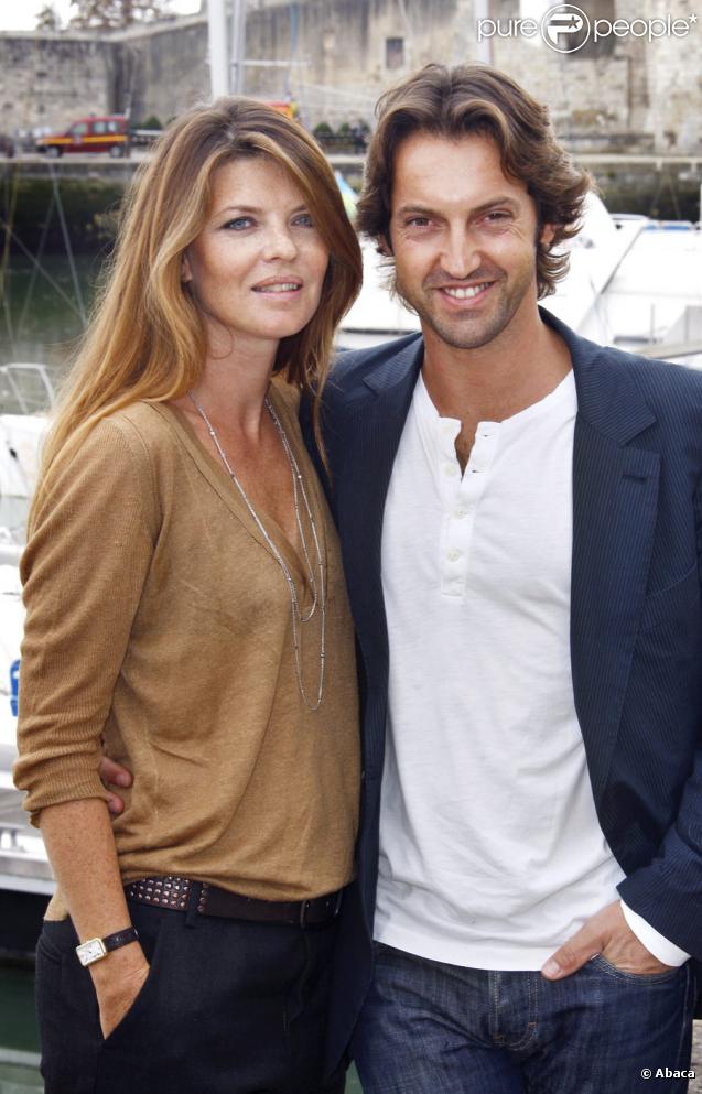 Gwendoline Hamon et Frédéric Diefenthal lors du festival de la fiction télévisée de La Rochelle le 20 septembre 2009