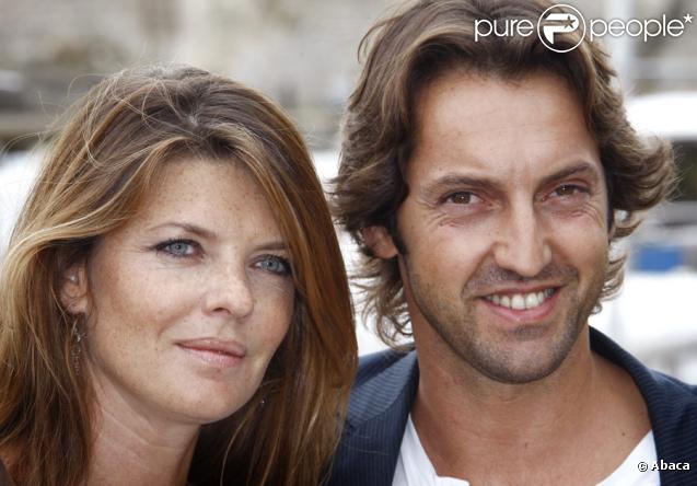 Gwendoline Hamon et Frédéric Diefenthal lors du festival de la fiction télévisée de La Rochelle le 20 septembre 2009