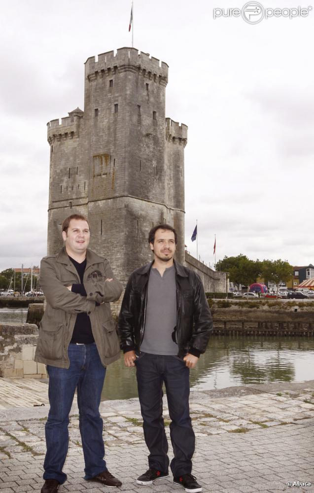 Jean-Christophe Hembert et Alexandre Astier lors du festival de la fiction télévisée de La Rochelle le 20 septembre 2009
