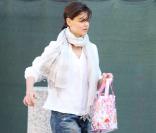 Katie Holmes  à Boston (20 septembre 2009)