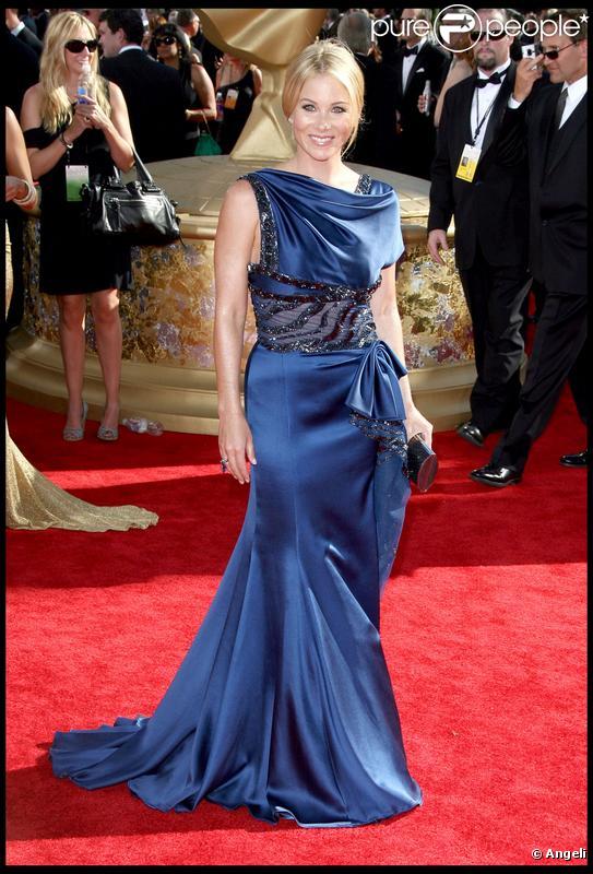 Christina Applegate à la cérémonie des Emmy Awards à Los Angeles le 20/09/09