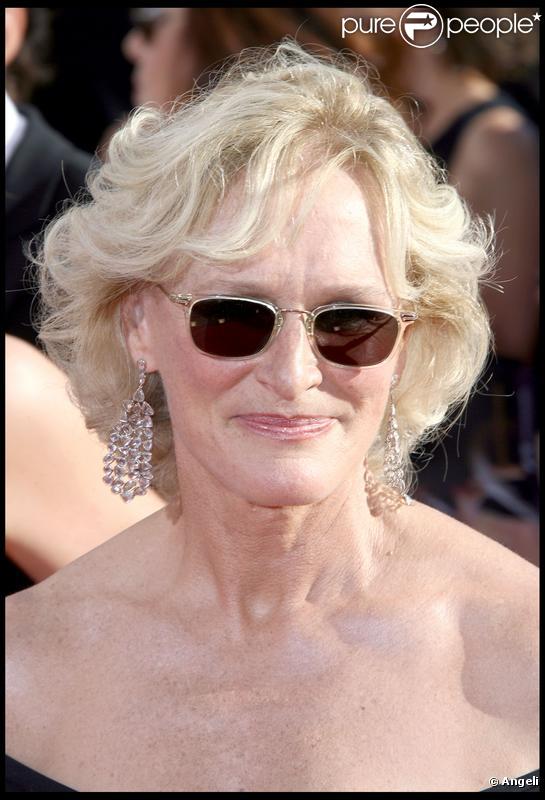 Glenn Close à la cérémonie des Emmy Awards à Los Angeles le 20/09/09