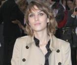 Alexa Chung au défilé Burberry à Londres le 22/09/09