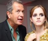 Emma Watson et Mario Testino à la soirée Burberry à Londres le 22/09/09