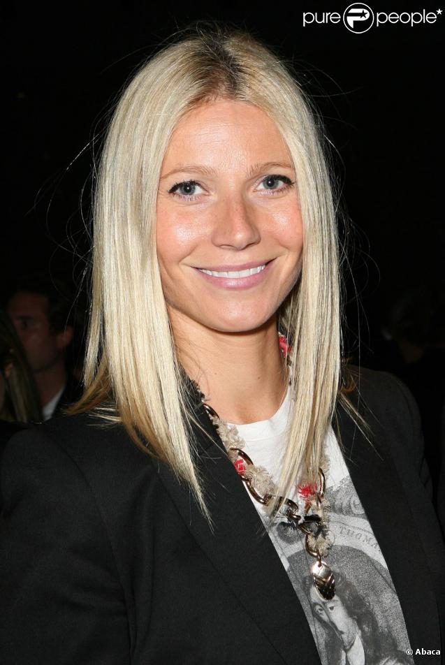 Gwyneth Paltrow au défilé Burberry à Londres le 22/09/09