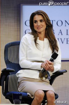 Rania de Jordanie à New York lors du Clinton Global Initiative le 24/09/09