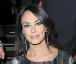 Maria Grazia Cucinotta au défilé Giorgio Armani lors de la Fashion Week italienne à Milan le 24 septembre 2009