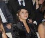 Vittorio Brumotti, Janet Jackson, Ziyi Zhang, Ideoshi Nakata, Emma de Caunes au défilé Giorgio Armani lors de la Fashion Week italienne à Milan le 24 septembre 2009