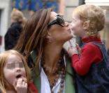 Brooke Shields et ses petites filles, Rowan et Grier