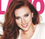 Scarlett Johansson en couverture du magazine Glamour du mois d'octobre