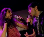 Mélissa Mars et Nuno Resende au showcase de  Mozart, l'opéra-rock , qui s'est tenu au Studio SFR. 30/09/09