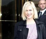 Marie-Josée Croze au défilé Balenciaga à l'hôtel Crillon le 1/10/09 à Paris