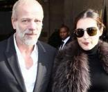 Pascal Greggory et Amira Casar au défilé Balenciaga le 1/10/09 à Paris