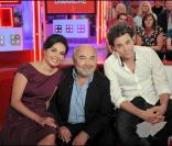 Saïda Jawad, Gérard Jugnot et Arthur Jugnot sur le plateau de  Vivement Dimanche . L'émission sera diffusée le 4 octobre prochain. 30/09/09