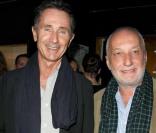 Thierry Lhermitte et François Berléand à la soirée Montblanc à Paris le 1/10/09