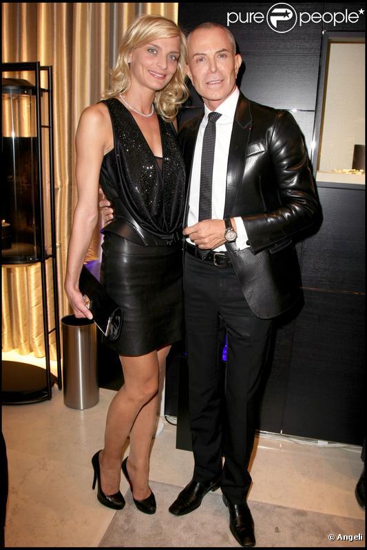 Sarah Marshall et Jean-Claude Jitrois à la soirée Montblanc à Paris le 1/10/09