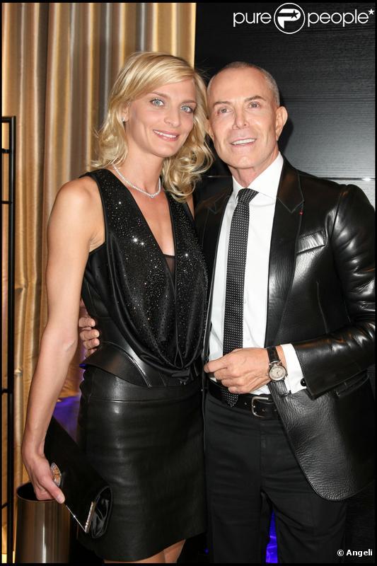 Sarah Marshall et Jean-Claude Jitrois à la soirée Montblanc à Paris le 1/10/09