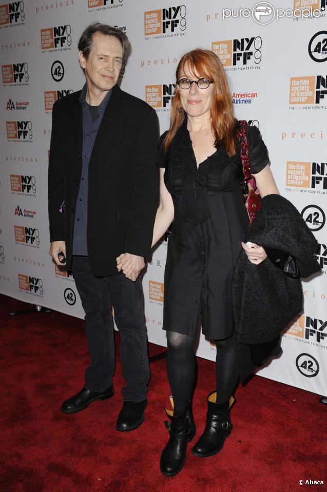 Steve Buscemi et sa femme Jo Andres au festival du film de New York le 3 octobre 2009.