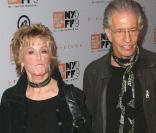 Jane Fonda bien accompagnée au festival de New York le 3 octobre 2009