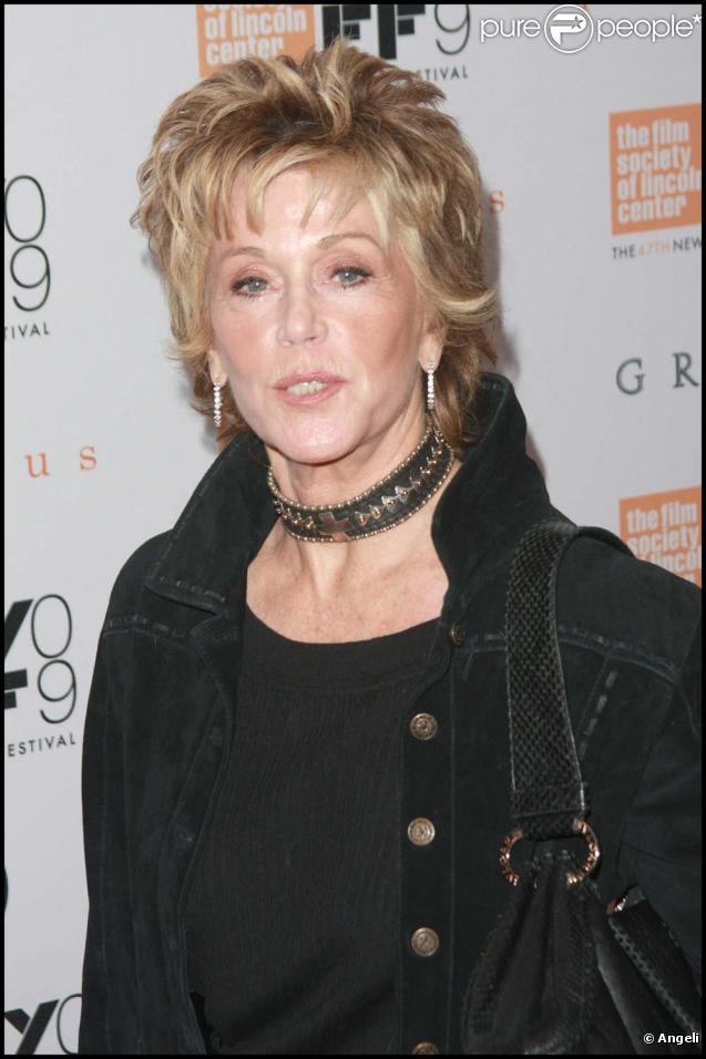 Jane fonda au festival de New York le 3 octobre 2009