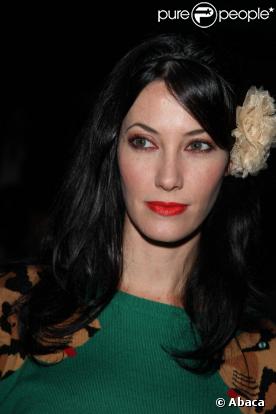 Mareva Galanter au défilé Castelbajac