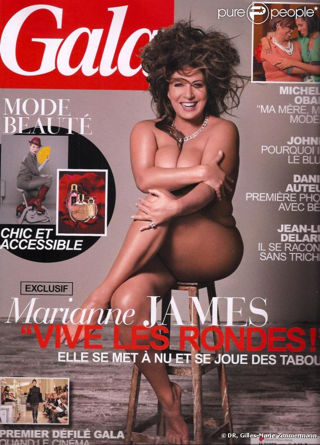 Marianne James en couverture du magazine Gala  n°852 du 7 au 13 octobre 2009