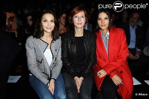 Barbara Schulz, Karin Viard et Virginie Ledoyen au défilé Paul and Joe