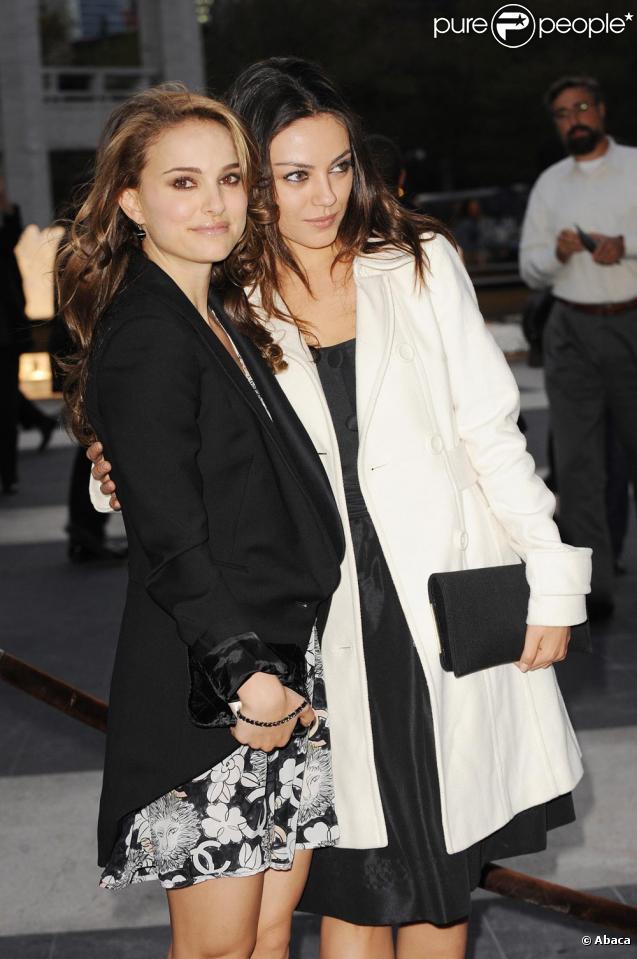 Natalie Portman et Mila Kunis au gala annuel du American Ballet à New York le 7/10/09