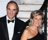 Prince Lorenz et Princesse Astrid de Belgique au dîner de gala de l'E.O.R.T.C à l'Opéra Garnier de Monte Carlo à Monaco le 9 octobre 2009