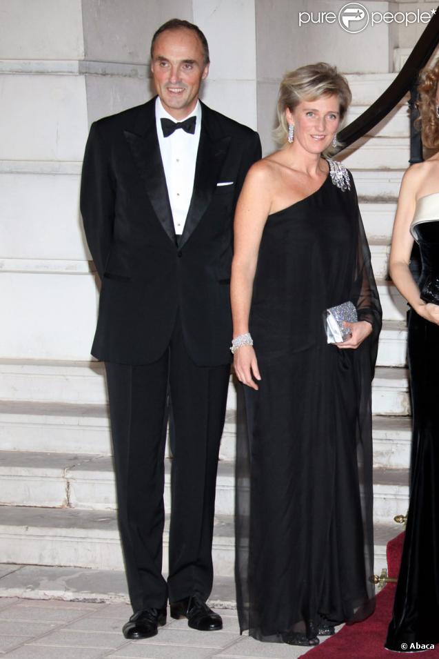 Prince Lorenz et Princesse Astrid de Belgique au dîner de gala de l'E.O.R.T.C à l'Opéra Garnier de Monte Carlo à Monaco le 9 octobre 2009